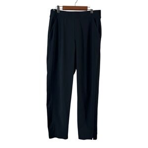 Athleta Black Brooklyn Ankle Pants Womens 6  Waistband Tapered Pockets